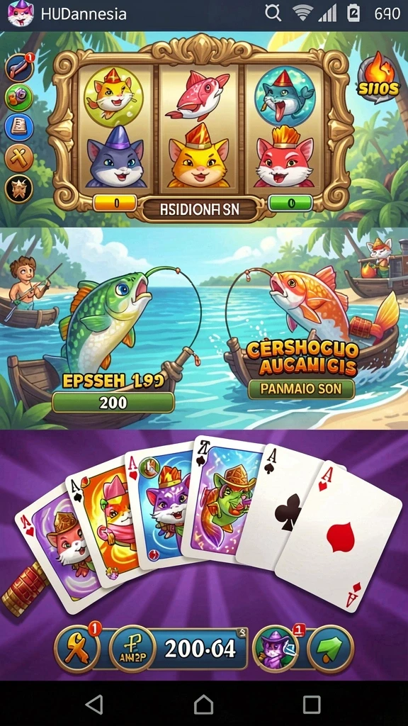 monte77 - Mode multiplayer yang memungkinkan bersaing secara real-time.