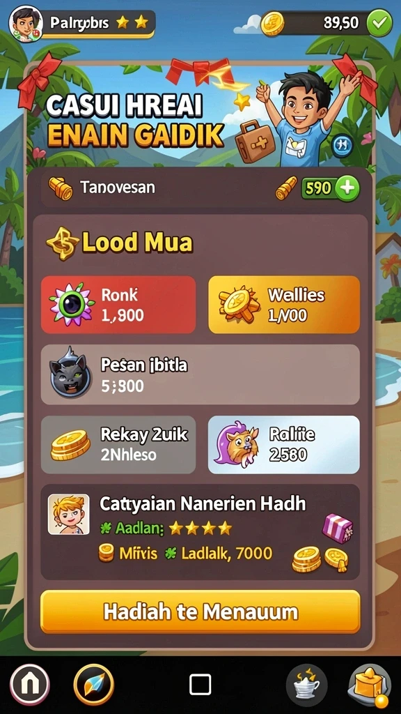 yoyo88 - Tampilan antarmuka yang menarik dan user-friendly.
